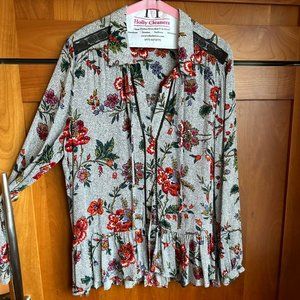 Anthropologie Maeve Poplin Shirt